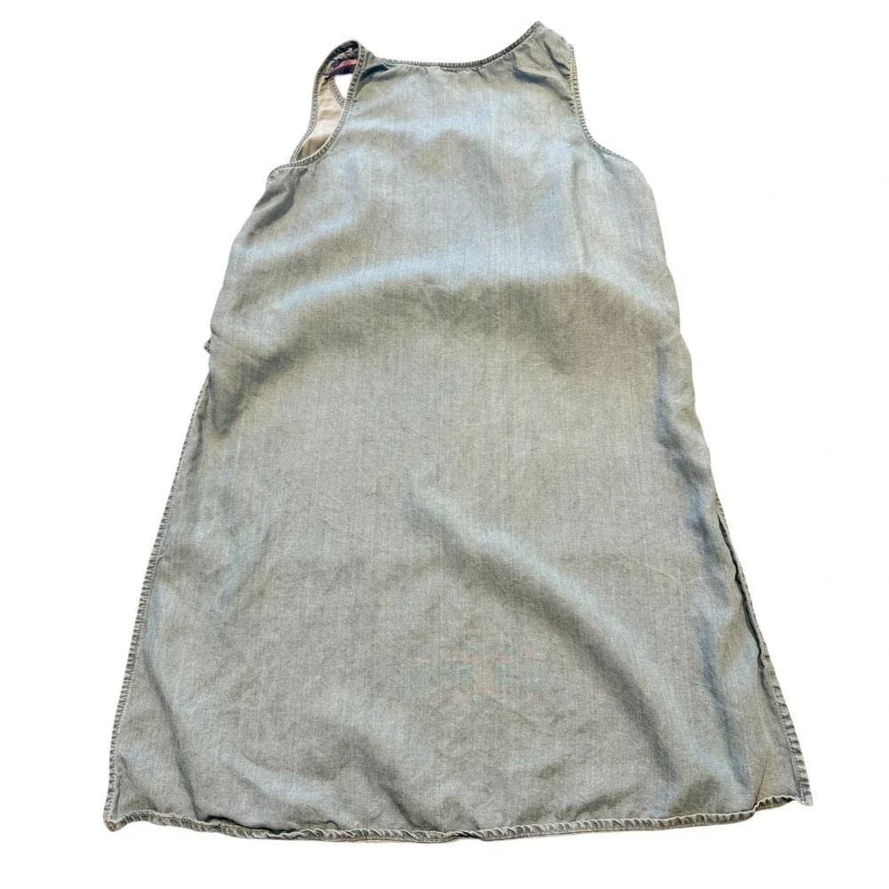Zara Tank Top Small Women's Blue Denim Flowy Basic Z1975 Denim - Picture 3 of 7